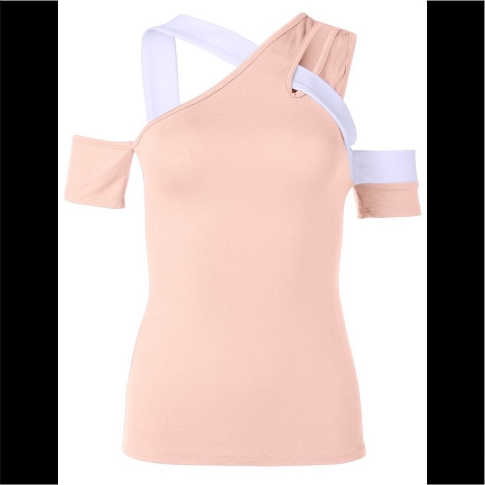 Top Color Block Blush and White color Size M Brand New in Original packaging - Picture 4 of 7